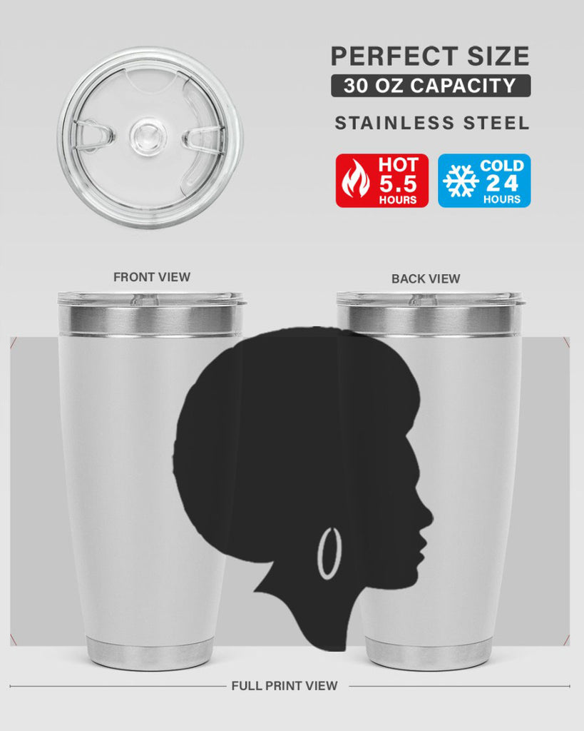 remix femaleafroavatar black 20#- women-girls- Tumbler