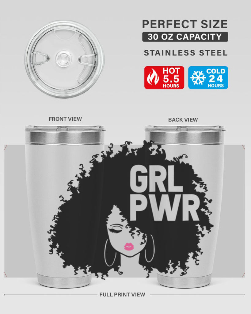 woman face grlpwr 1#- women-girls- Tumbler