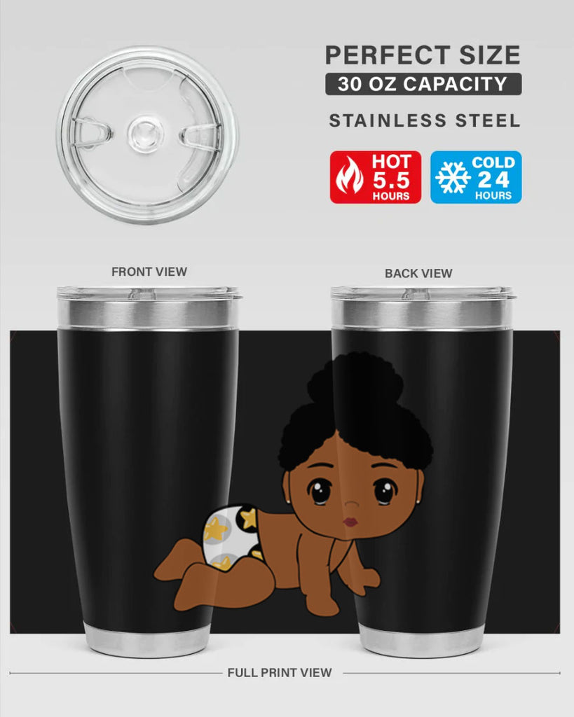 Black baby style 6#- women-girls- Tumbler