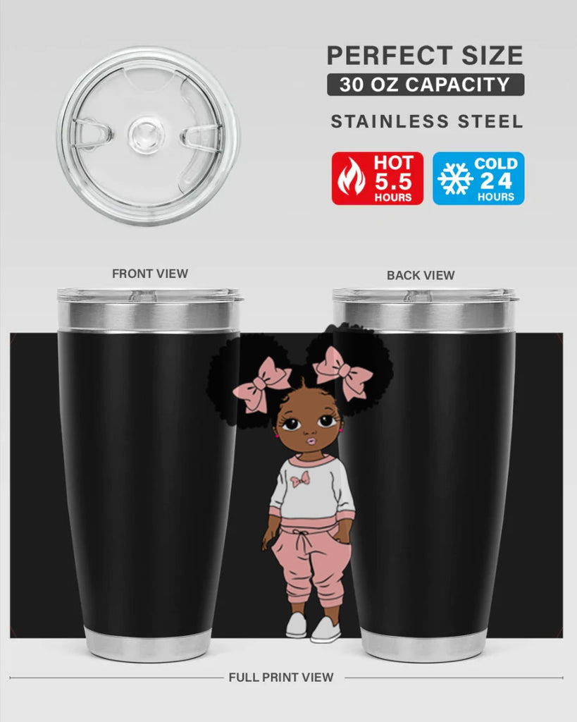 Black girl style 9#- women-girls- Tumbler
