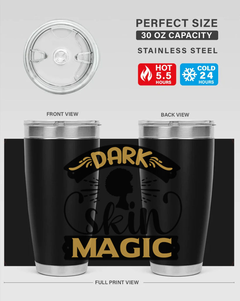 Dark skin magic Style 42#- women-girls- Tumbler
