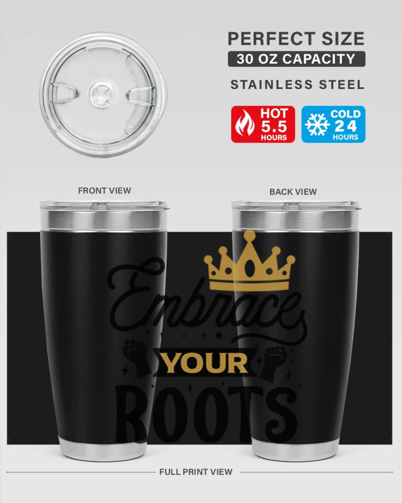 Embrace your roots Style 40#- women-girls- Tumbler