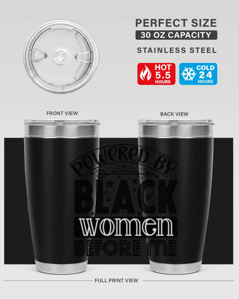 Powered by blackp women before me Style 14#- women-girls- Tumbler