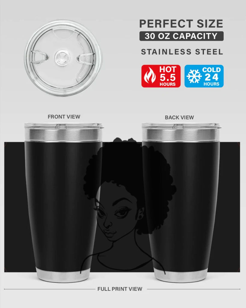 afro woman girl lady 68#- women-girls- Tumbler