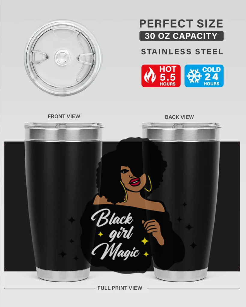black girl magic 21#- women-girls- Tumbler