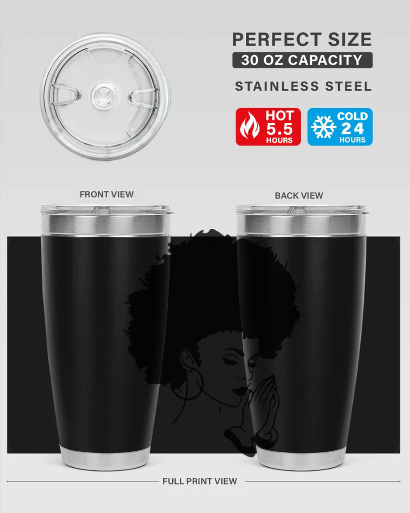 black women - queen 22#- women-girls- Tumbler