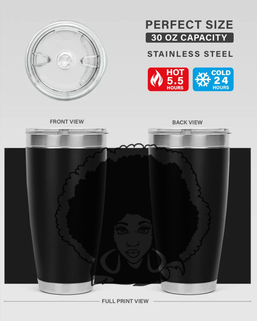 black women - queen 60#- women-girls- Tumbler