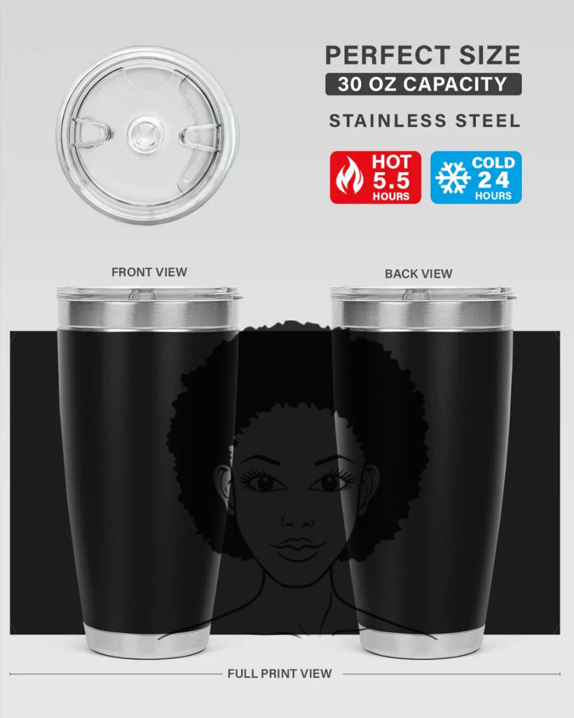 black women - queen 64#- women-girls- Tumbler