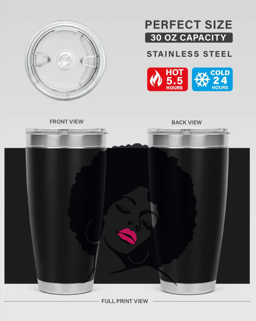 black women - queen 68#- women-girls- Tumbler