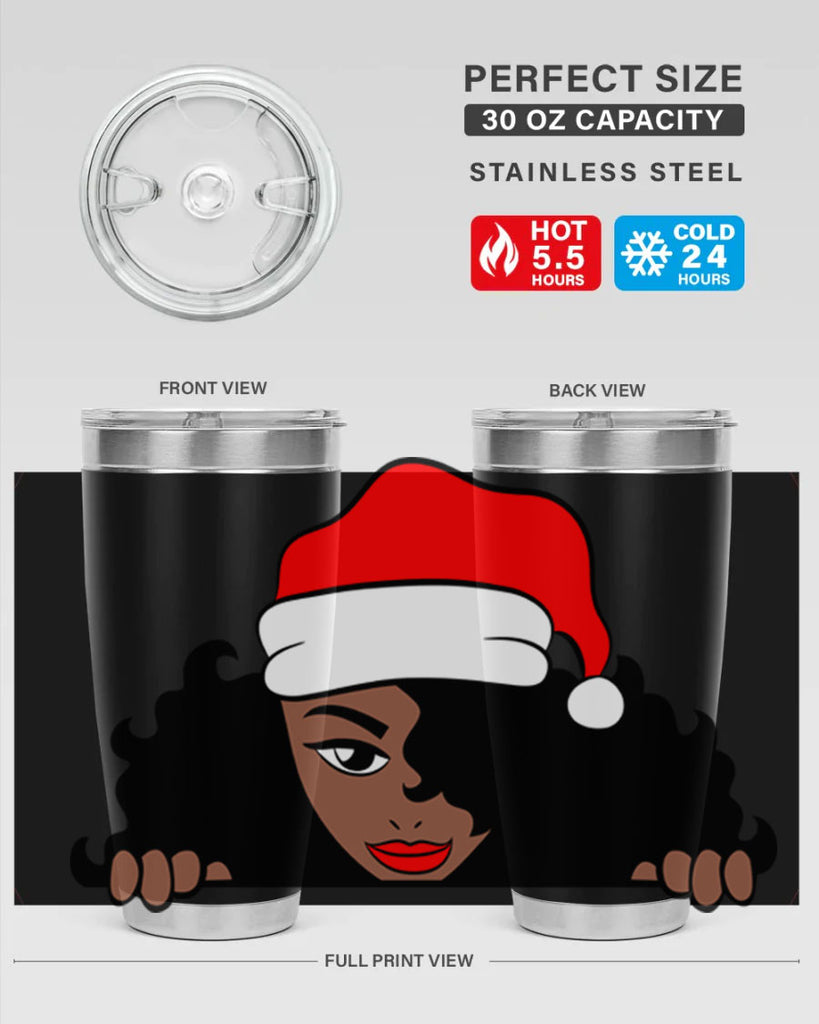 peekaboo santa girl 22#- women-girls- Tumbler