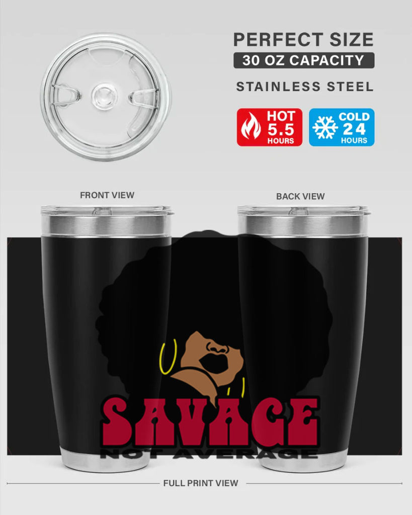 savage not average 1#- women-girls- Tumbler