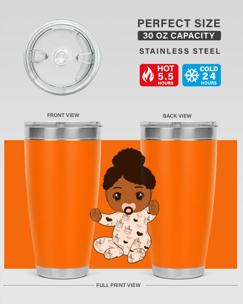 Black baby style 5#- women-girls- Tumbler