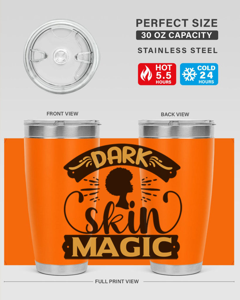 Dark skin magic Style 42#- women-girls- Tumbler