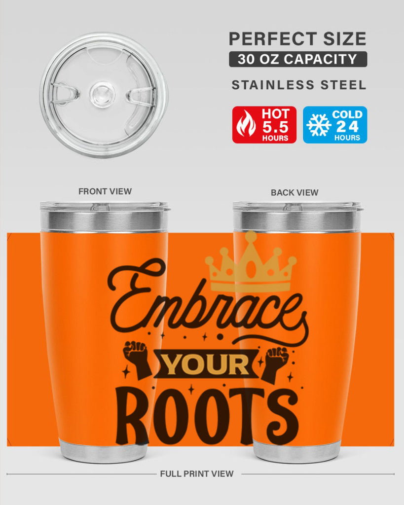 Embrace your roots Style 40#- women-girls- Tumbler