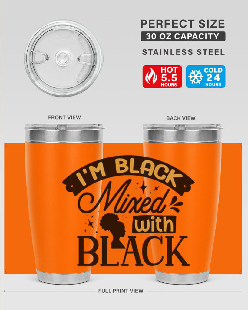 Im black mixed with black Style 30#- women-girls- Tumbler