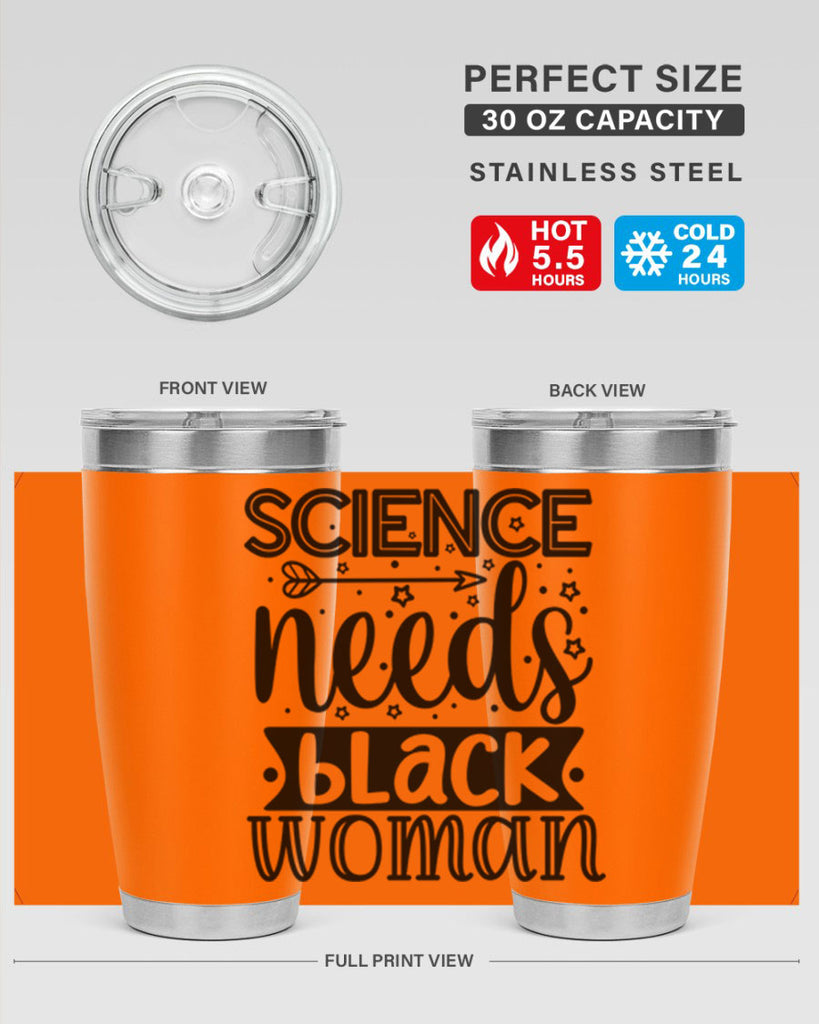 Science needs black woman Style 8#- women-girls- Tumbler
