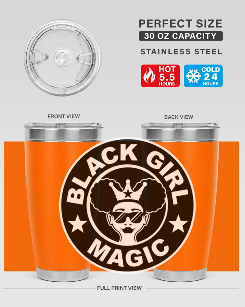 black girl magic coffee 57#- women-girls- Tumbler