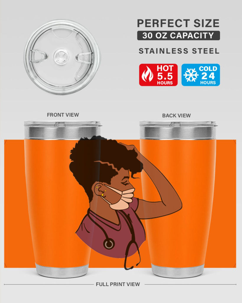 black nurse 1#- women-girls- Tumbler