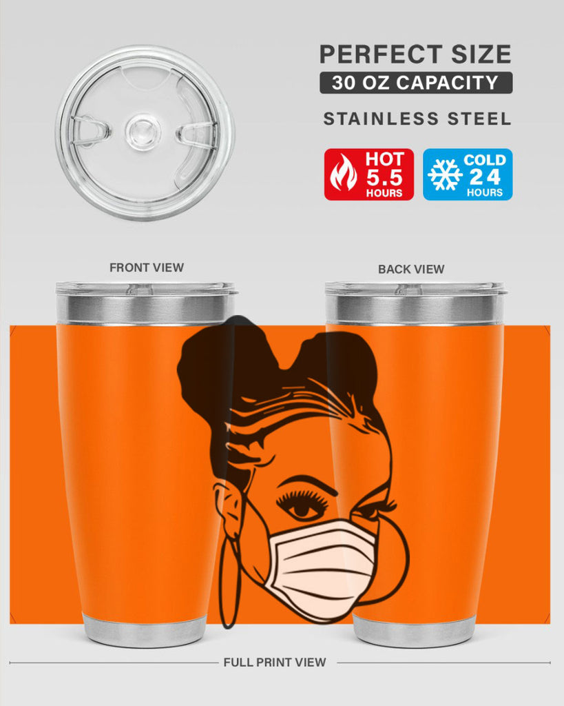 black nurse 6#- women-girls- Tumbler