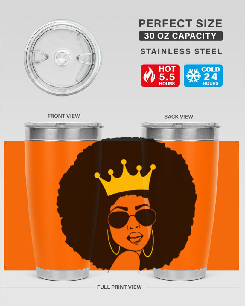 black women - queen 76#- women-girls- Tumbler