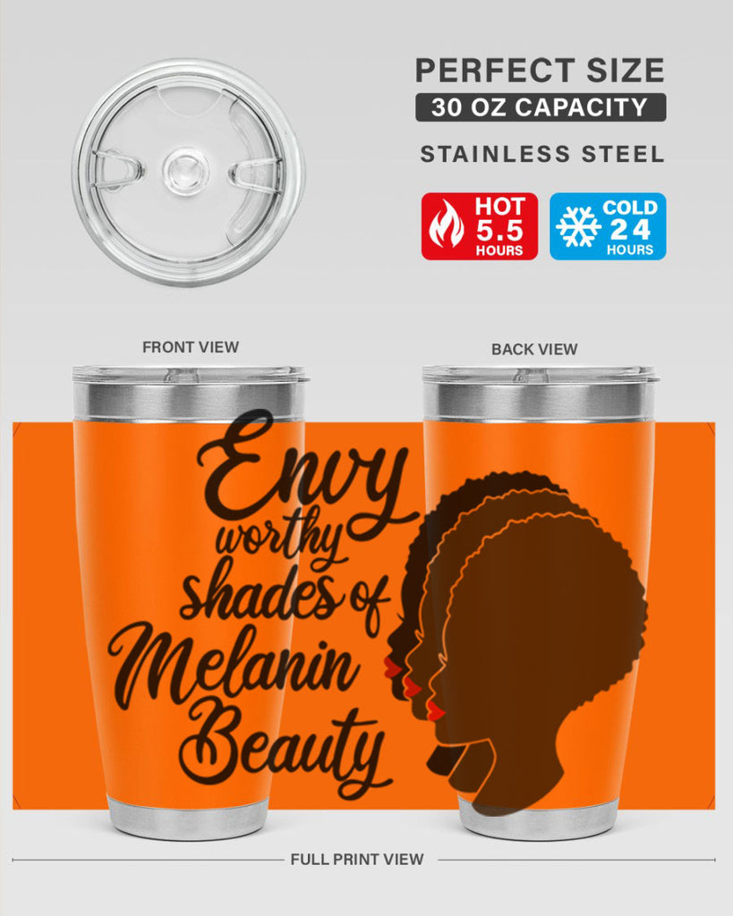 envy worth shades of melanin Style 39#- women-girls- Tumbler