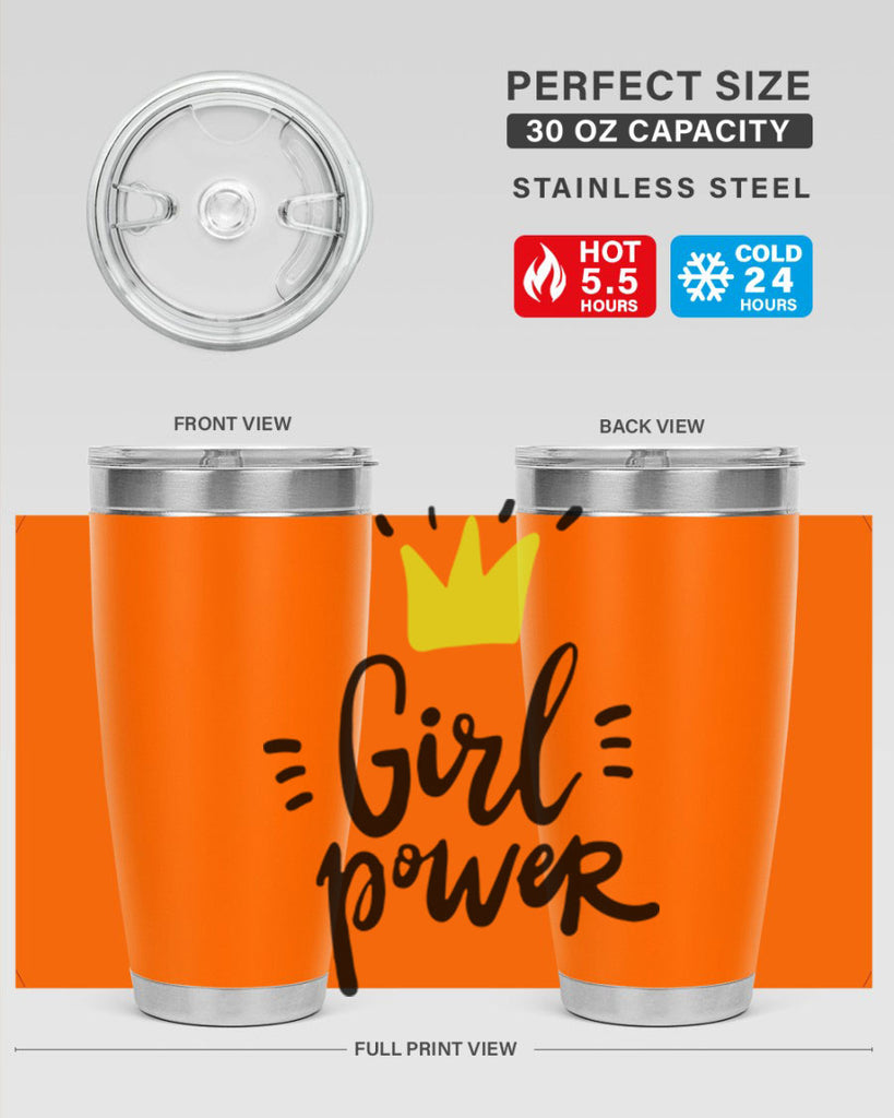 girl power crown 35#- women-girls- Tumbler