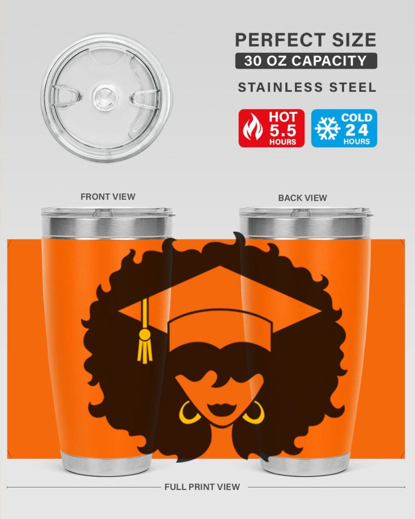 grad black woman 33#- women-girls- Tumbler