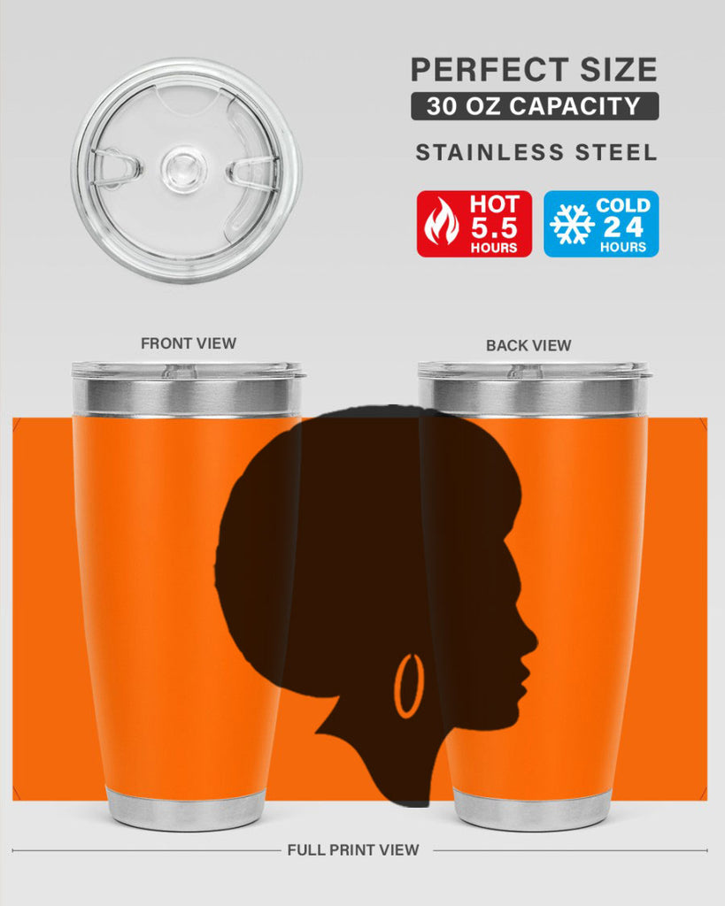 remix femaleafroavatar black 20#- women-girls- Tumbler