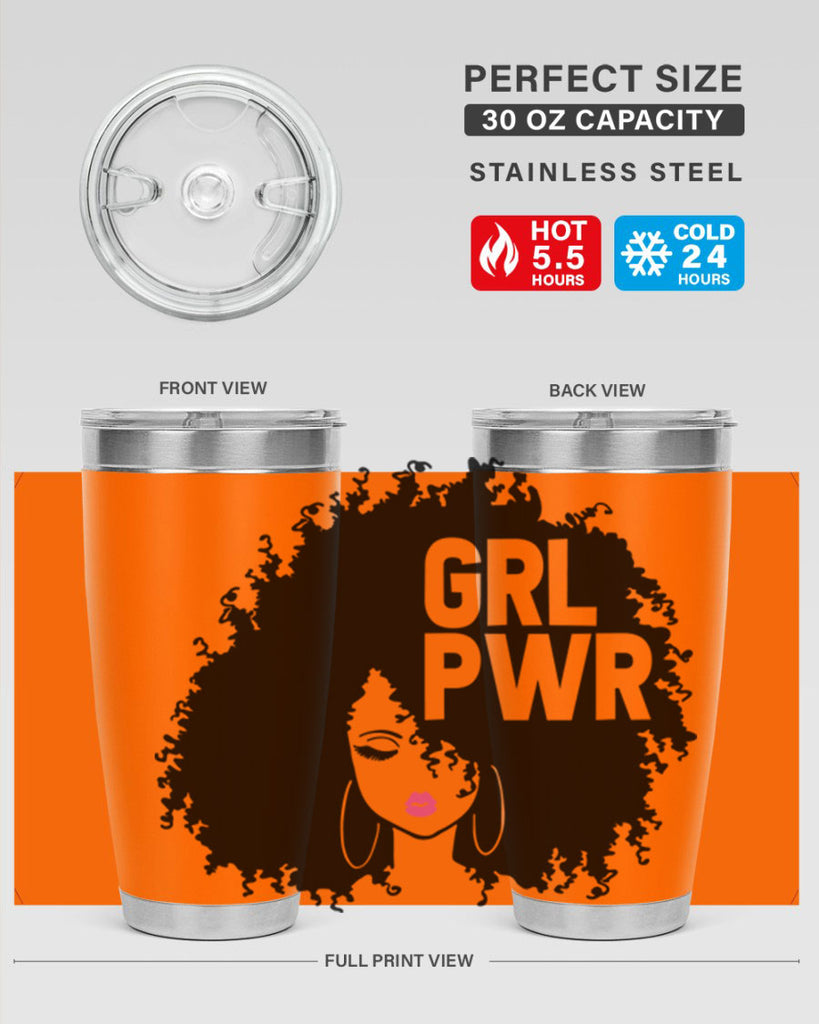 woman face grlpwr 1#- women-girls- Tumbler