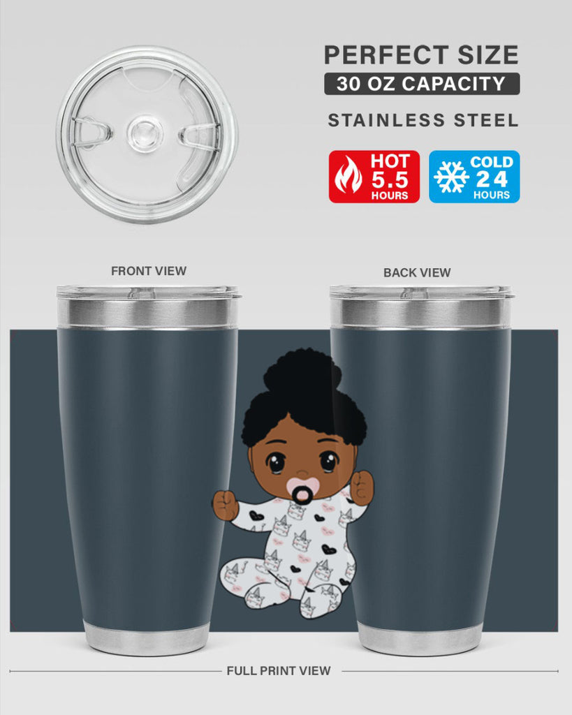 Black baby style 5#- women-girls- Tumbler