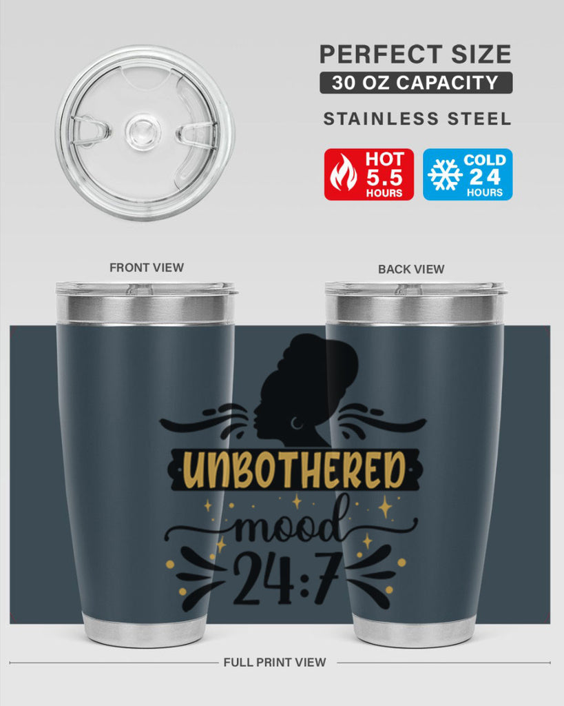 Unbothered mood Style 2#- women-girls- Tumbler