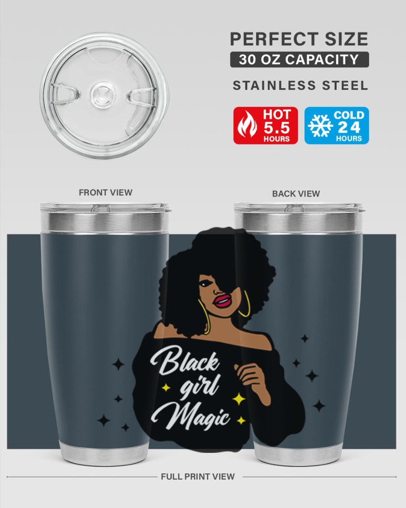 black girl magic 21#- women-girls- Tumbler