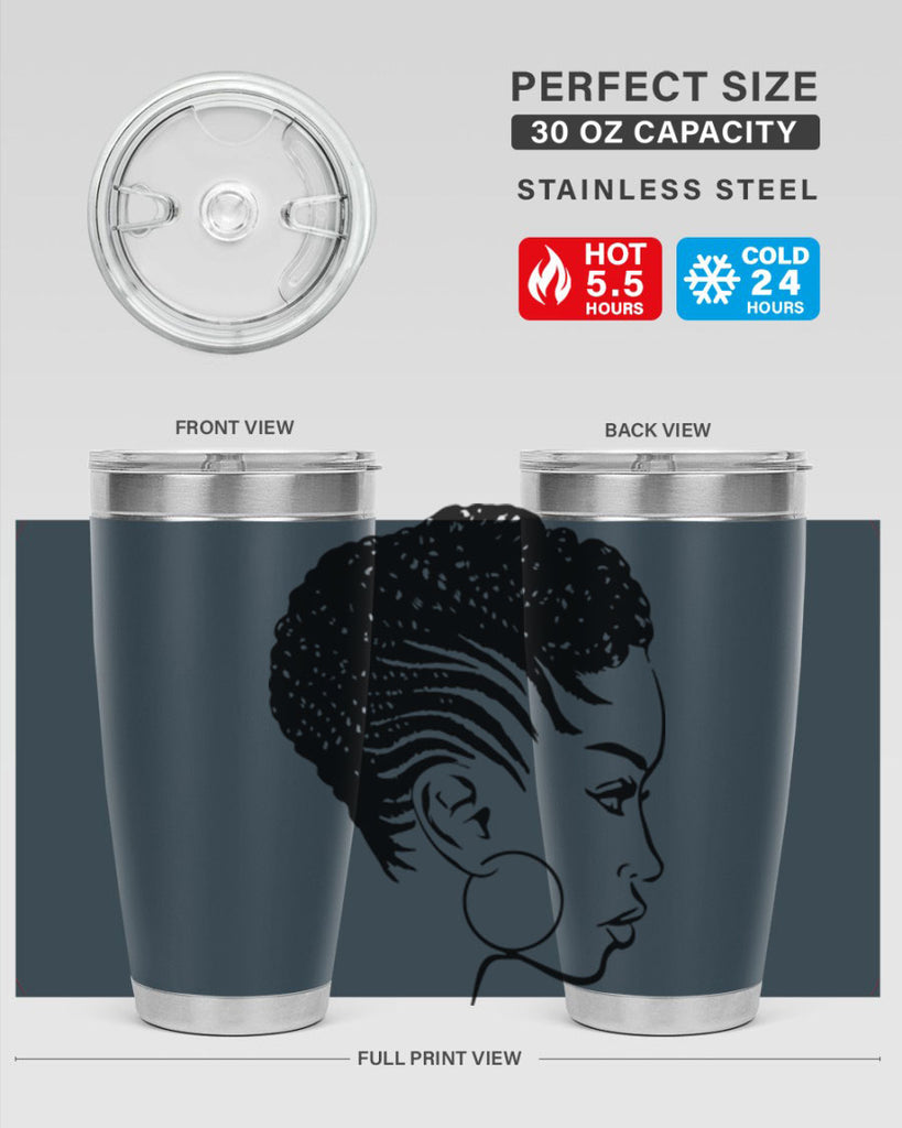 black women - queen 20#- women-girls- Tumbler