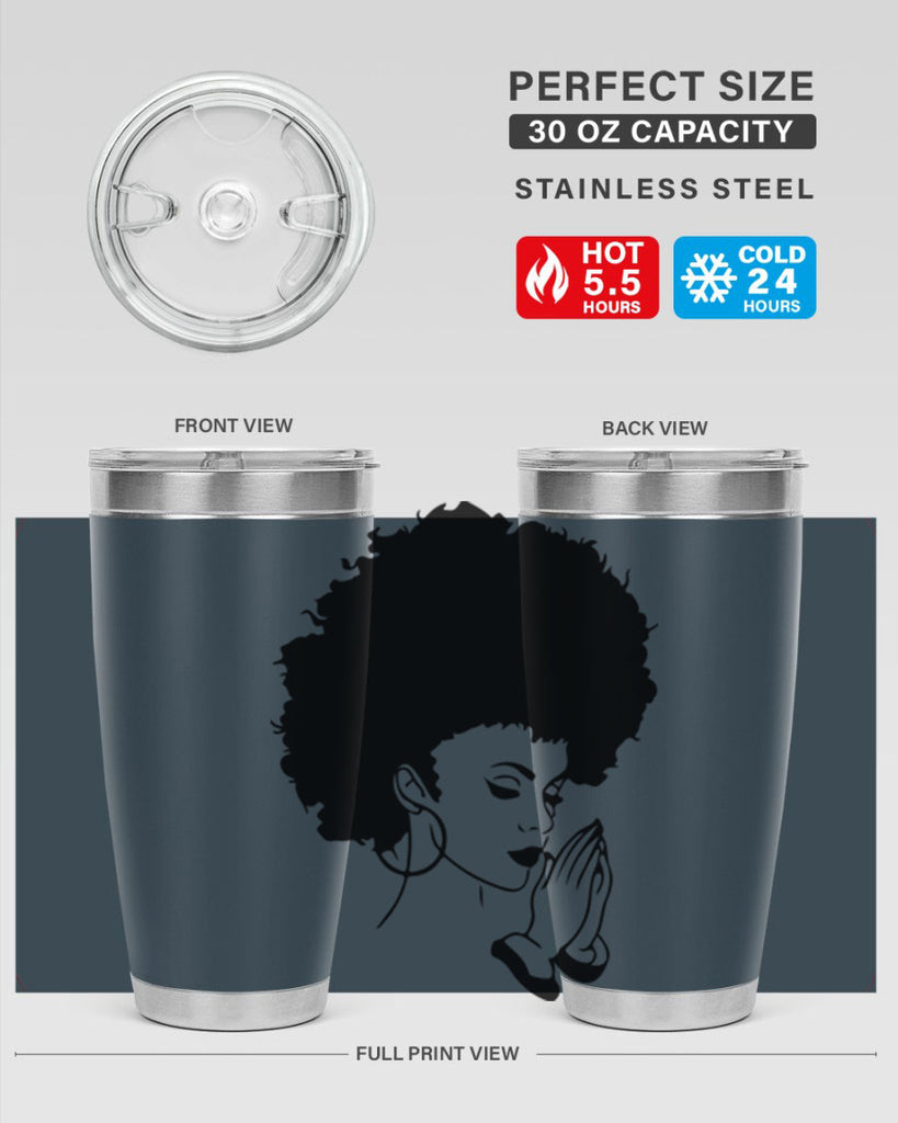 black women - queen 22#- women-girls- Tumbler