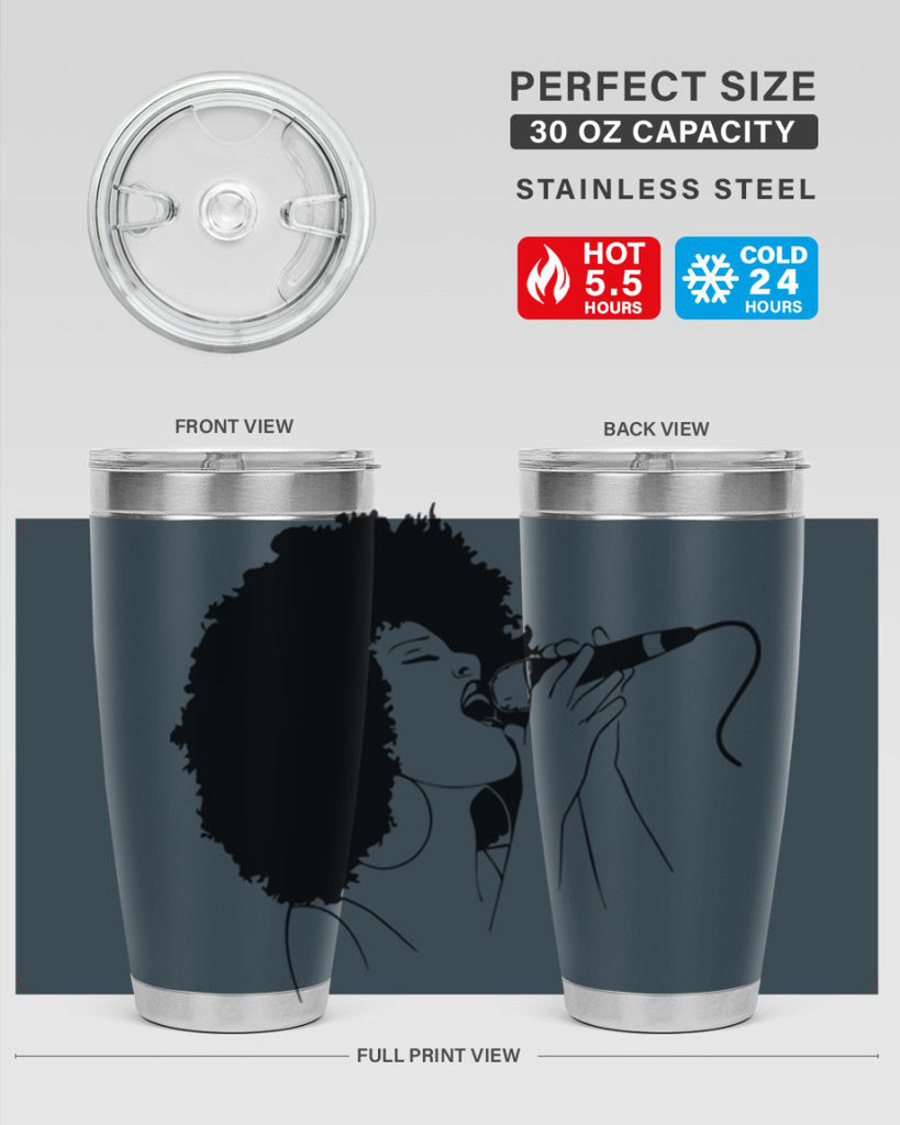 black women - queen 39#- women-girls- Tumbler