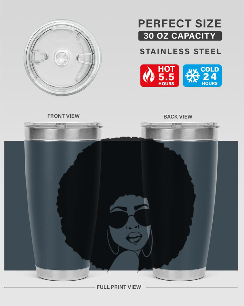 black women - queen 46#- women-girls- Tumbler