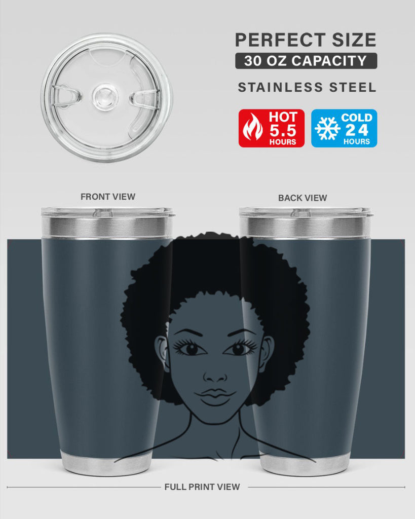 black women - queen 64#- women-girls- Tumbler