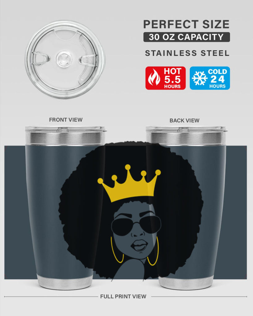 black women - queen 76#- women-girls- Tumbler