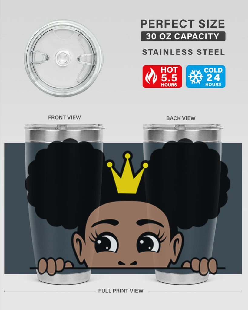 crown afro puffs 51#- women-girls- Tumbler