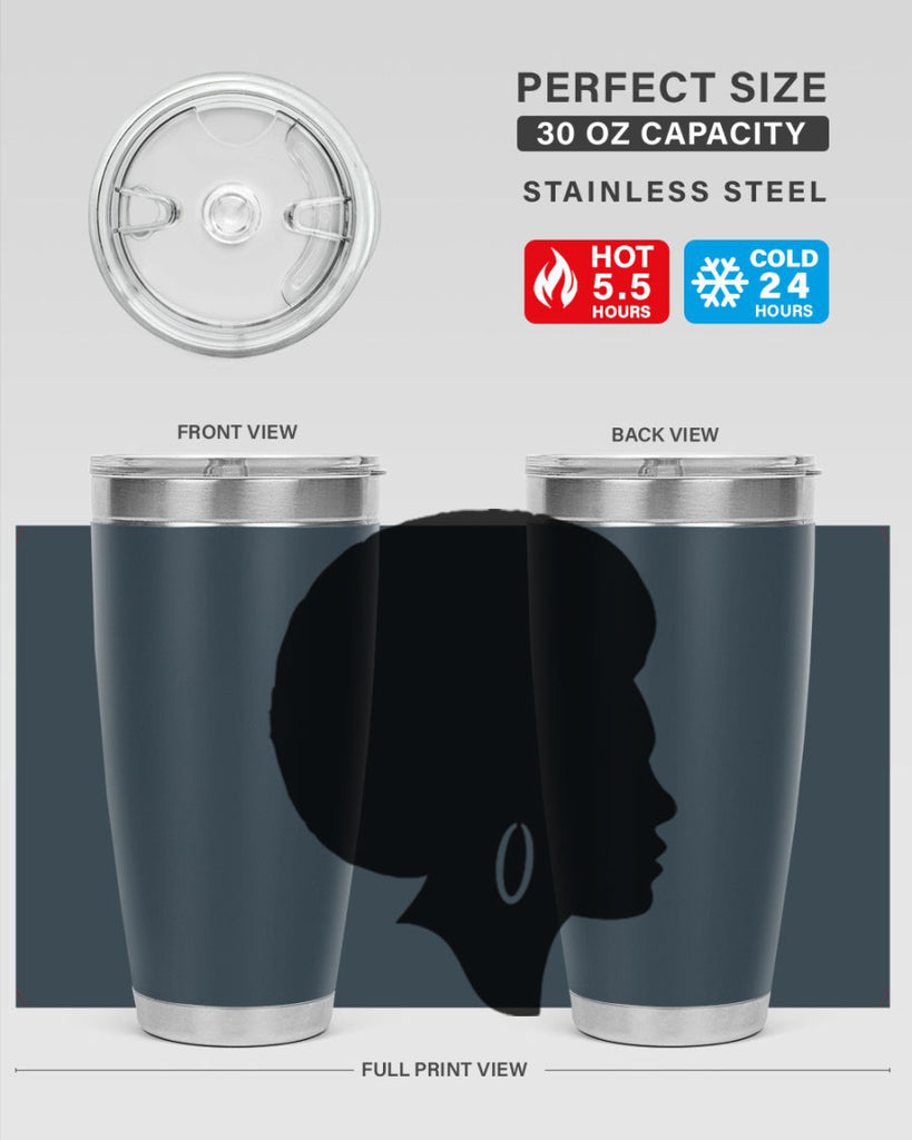 remix femaleafroavatar black 20#- women-girls- Tumbler