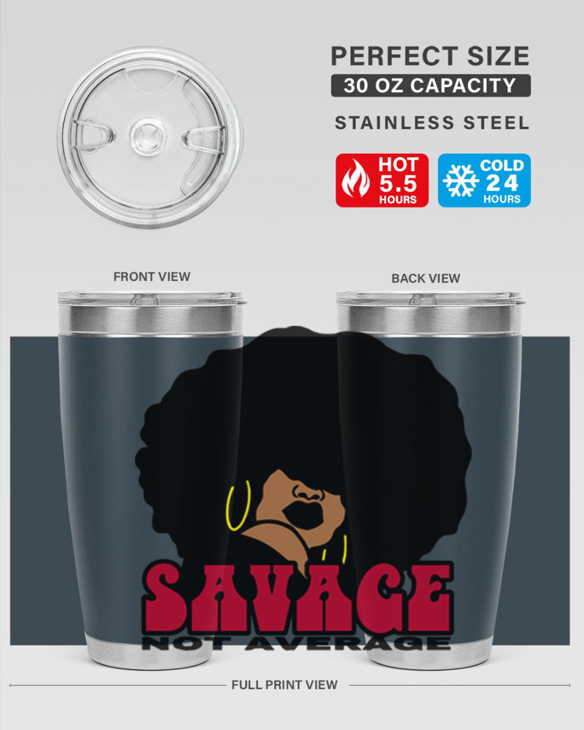 savage not average 1#- women-girls- Tumbler