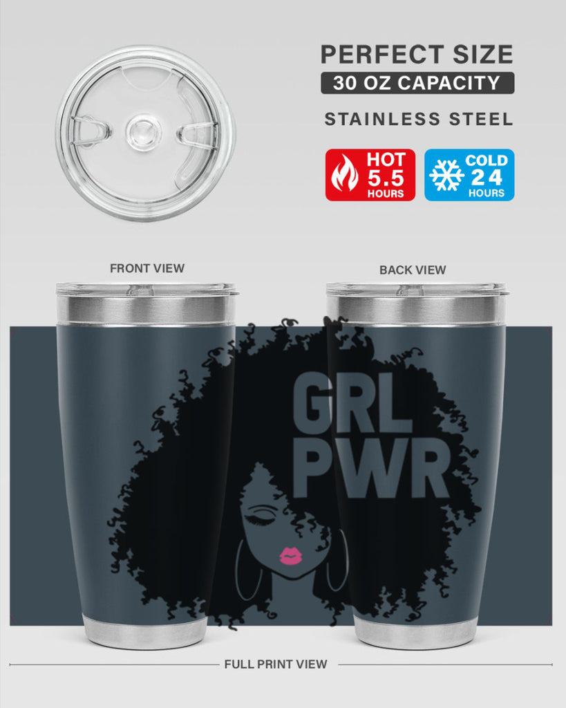 woman face grlpwr 1#- women-girls- Tumbler