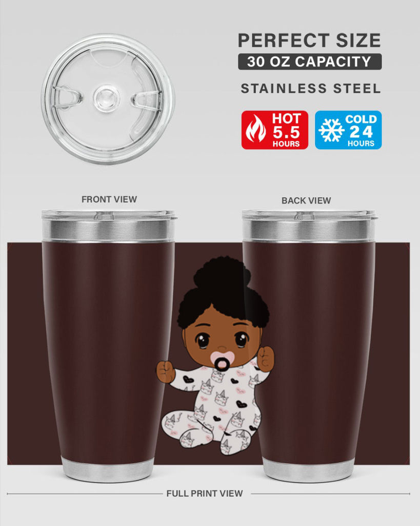 Black baby style 5#- women-girls- Tumbler