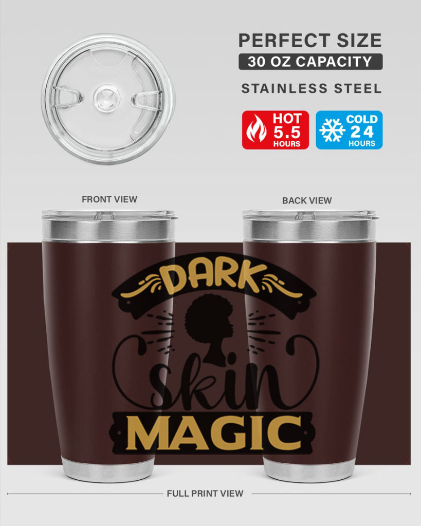 Dark skin magic Style 42#- women-girls- Tumbler