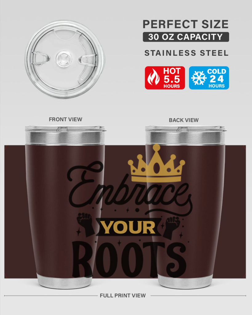 Embrace your roots Style 40#- women-girls- Tumbler