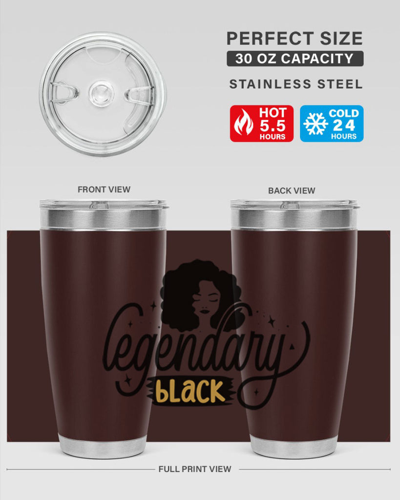 Legendary black Style 27#- women-girls- Tumbler