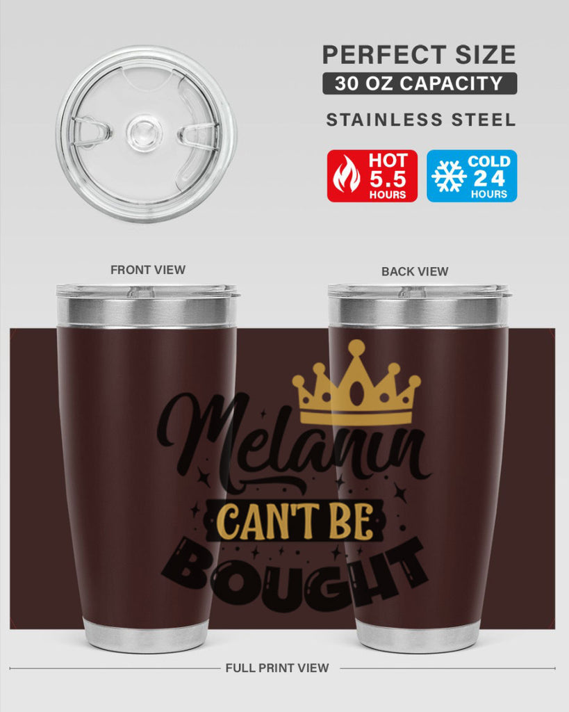 Melanin cant be bought Style 22#- women-girls- Tumbler
