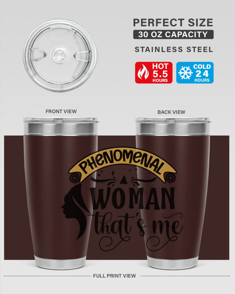Phenomenal woman thats me Style 15#- women-girls- Tumbler