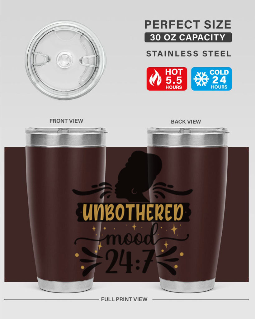 Unbothered mood Style 2#- women-girls- Tumbler
