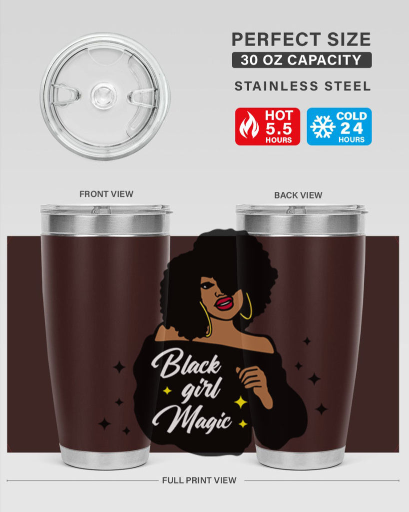 black girl magic 21#- women-girls- Tumbler